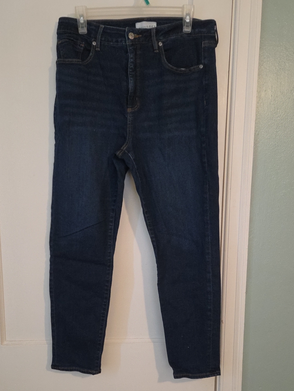 LOFT Dark Blue Skinny Jeans